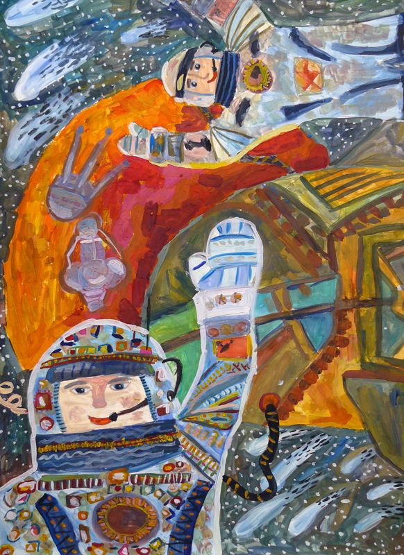 "В космосе", Веселова Алена