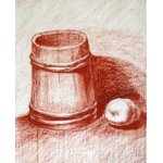 Учебная работа. Натюрморт, мягк. материал, А3