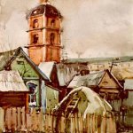 "Колокольня Горицкого монастыря", Перевощикова Ю.Е.
