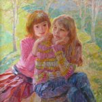 "Весной. Подружки", Пономарева М.Л.