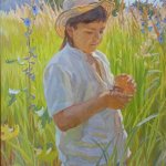 Пономарева М.Л. "В поле. Ящерка"