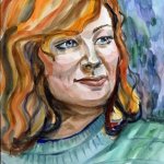 "Портрет девушки", Хакимова Т.Ю.