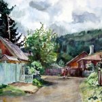 "Улица в Овсянке", Микрюкова А.В.