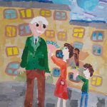 "Поздравляем ветерана", Долгополова Арина
