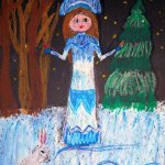 "Новогодняя открытка", Чернокова Екатерина