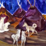 "Северная ночь. Собачки", Довнар А.А.