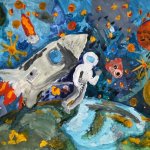 "Выход в открытый космос", Саусина София
