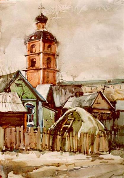 "Колокольня Горицкого монастыря", Перевощикова Ю.Е.