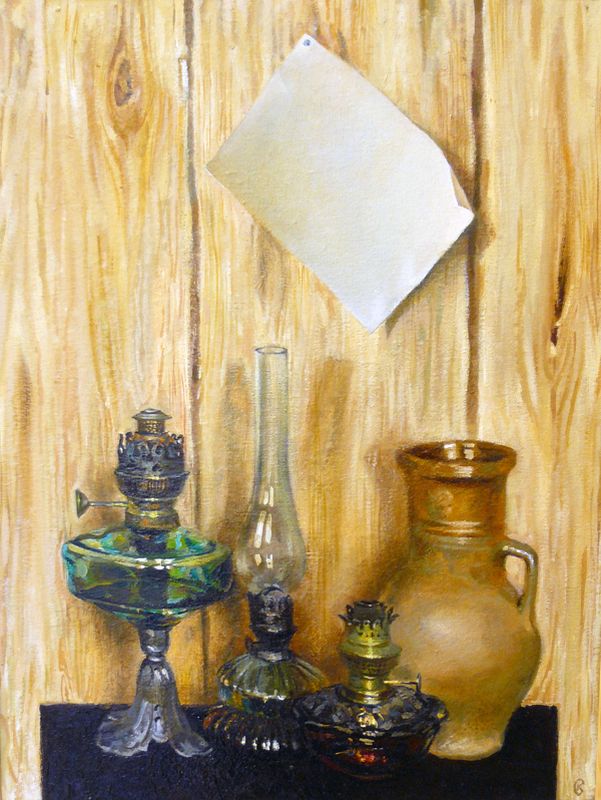 "Натюрморт с листом бумаги", Карбушев С.С.