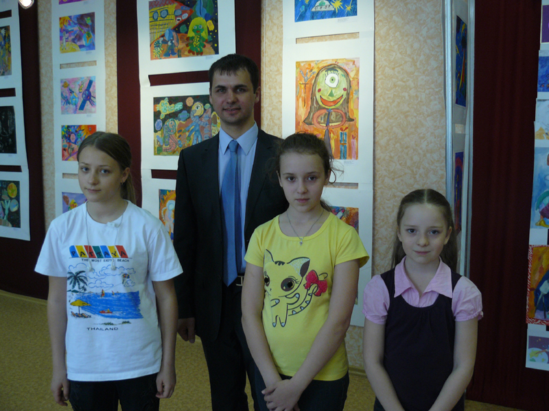 Андрей Ярков и победители конкурса