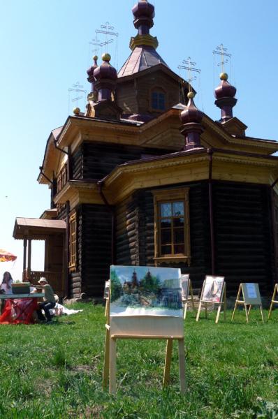 На пленэре в Б. Балчуге