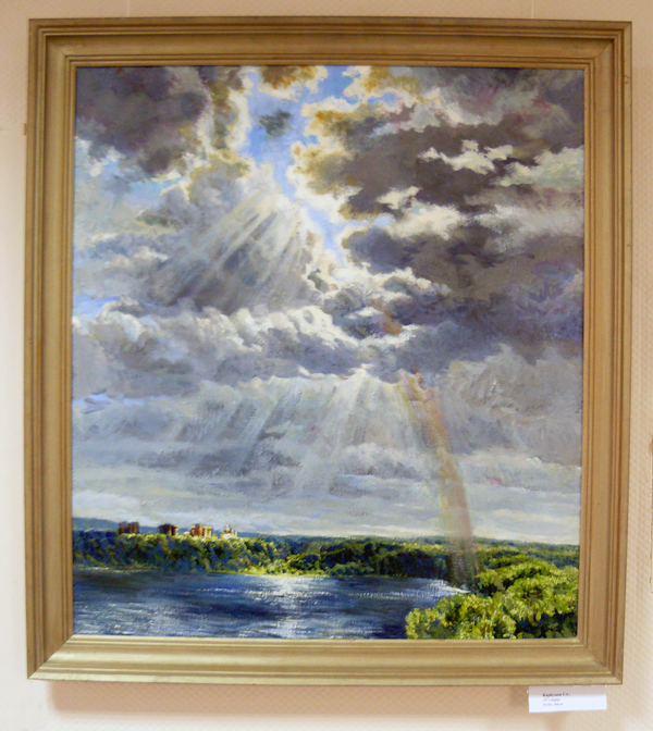 Карбушев С.С. У озера холст масло