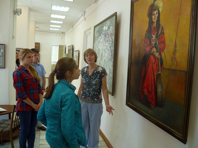 На экскурсии