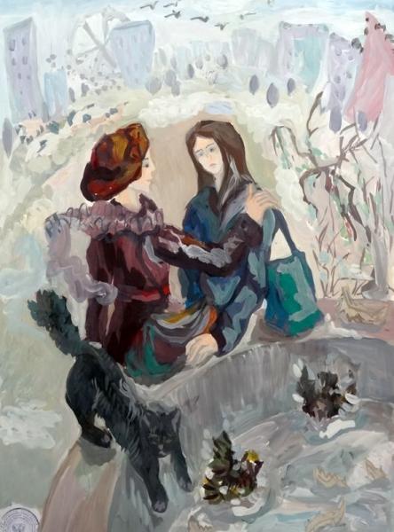 Краснова Е, 15л, "Весна", 42х60 см