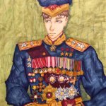 "Портрет командующего", Антонюк Алёна, 11 лет