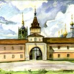 "Центральный вход в монастырь", Анисимова С.В.