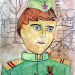 "Портрет солдата", Байбородова Дарья