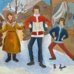 Демахина Дарина, Композиция, 42х60, гуашь