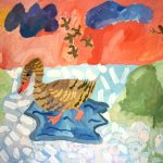 Котенко Дарья, 9лет. Серая шейка